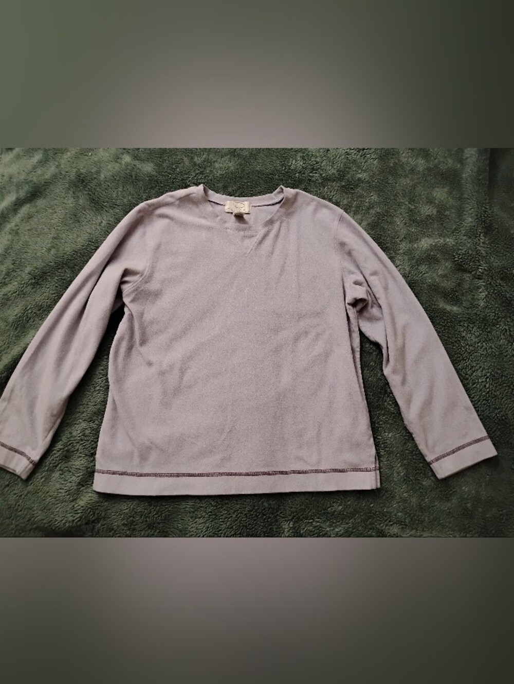 OSCAR DE LA RENTA Fleece Pullover Sweatshirt Women's Size Small